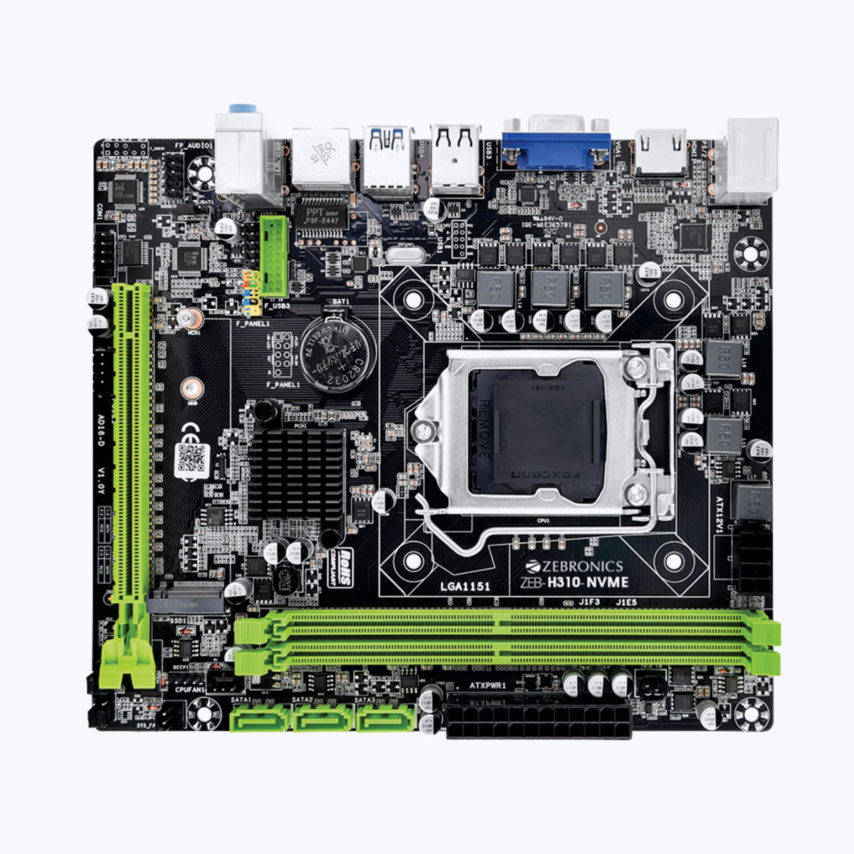 Zebronics H310-NVMe LGA 1151 Socket Motherboard