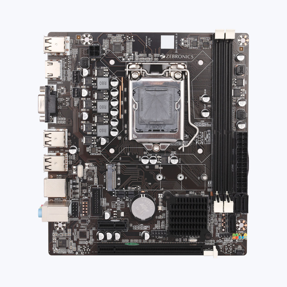 Zebronics H61M2 LGA 1155 Socket Motherboard