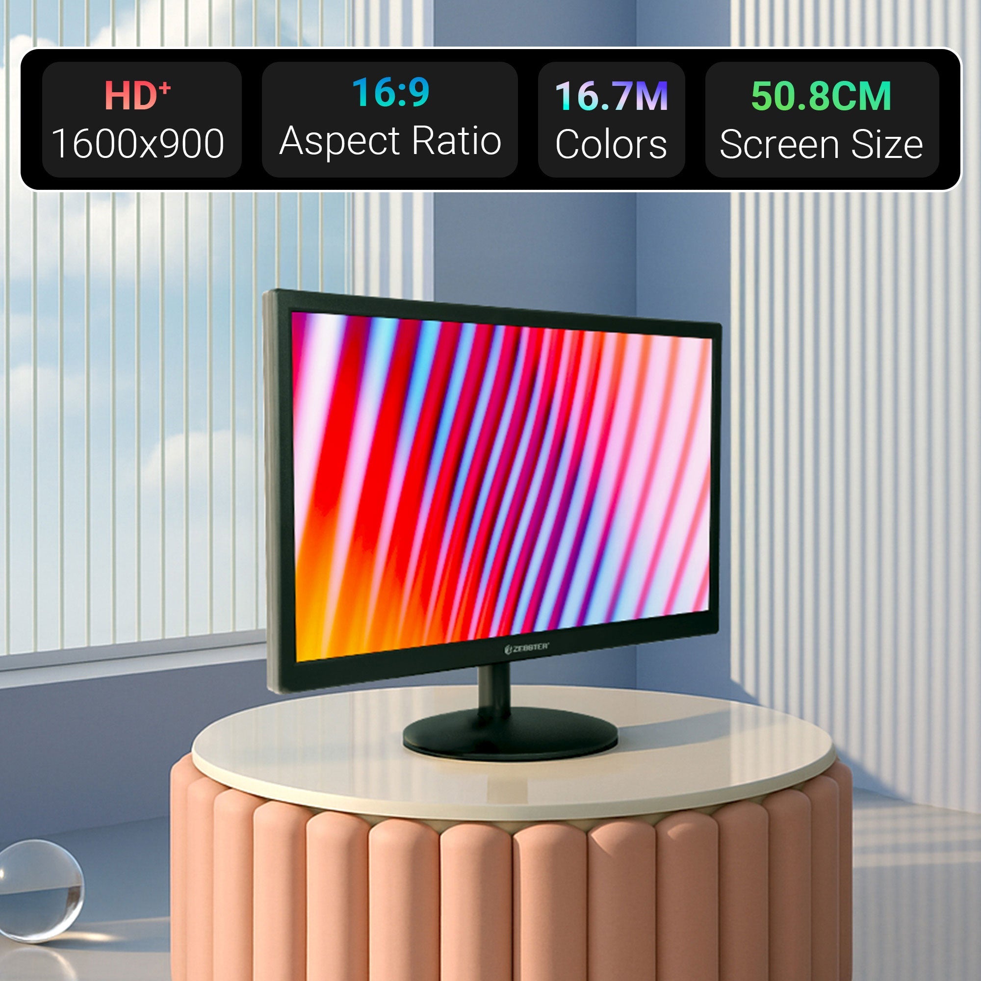 Zebronics A20HD 20 inch HD LED Monitor