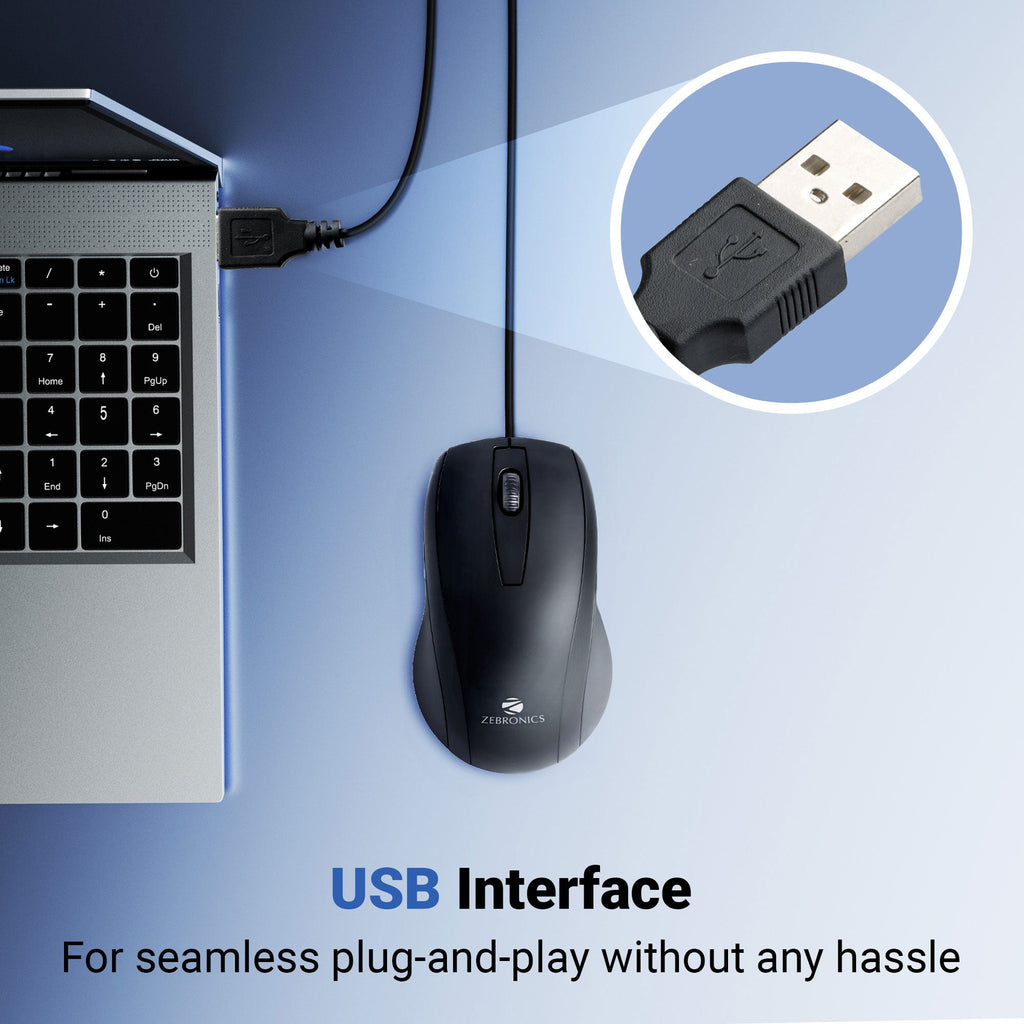 Zebronics Alex Wired USB Mouse