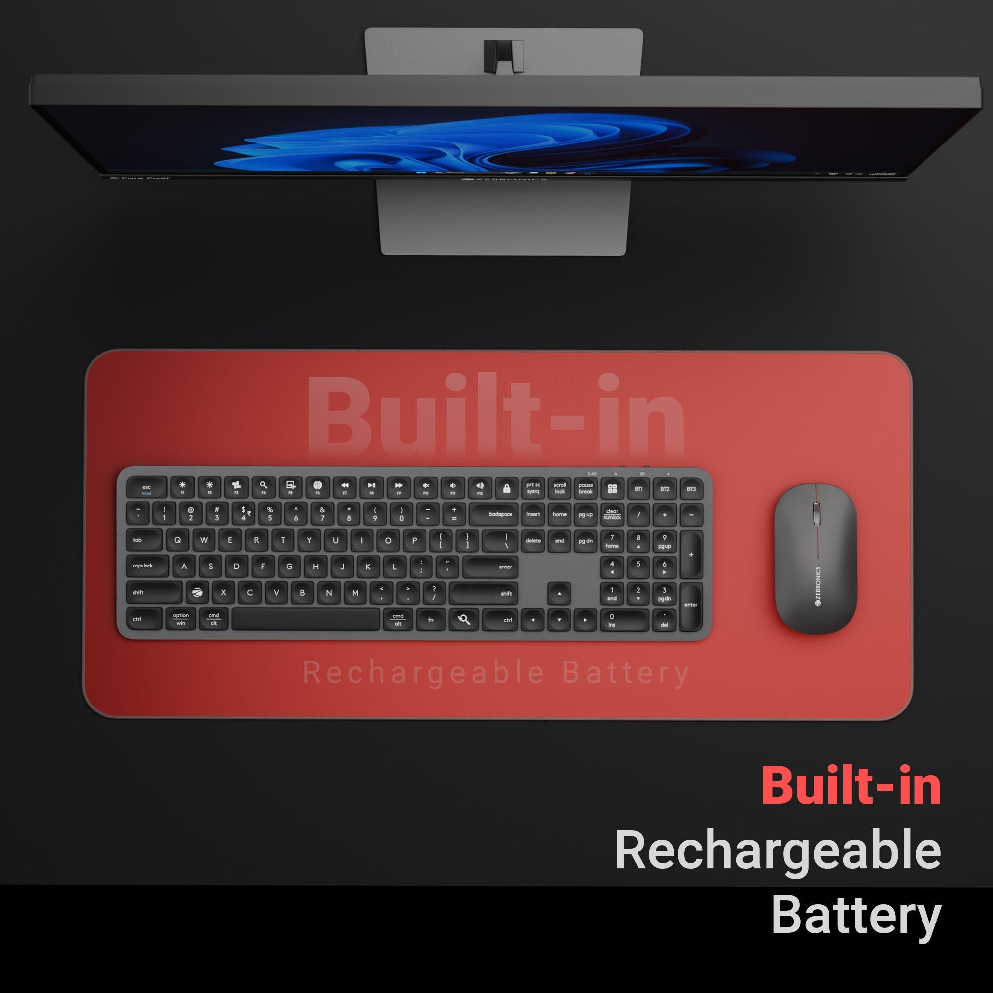 Zebronics Companion 5002 Wireless Keyboard & Mouse Combo