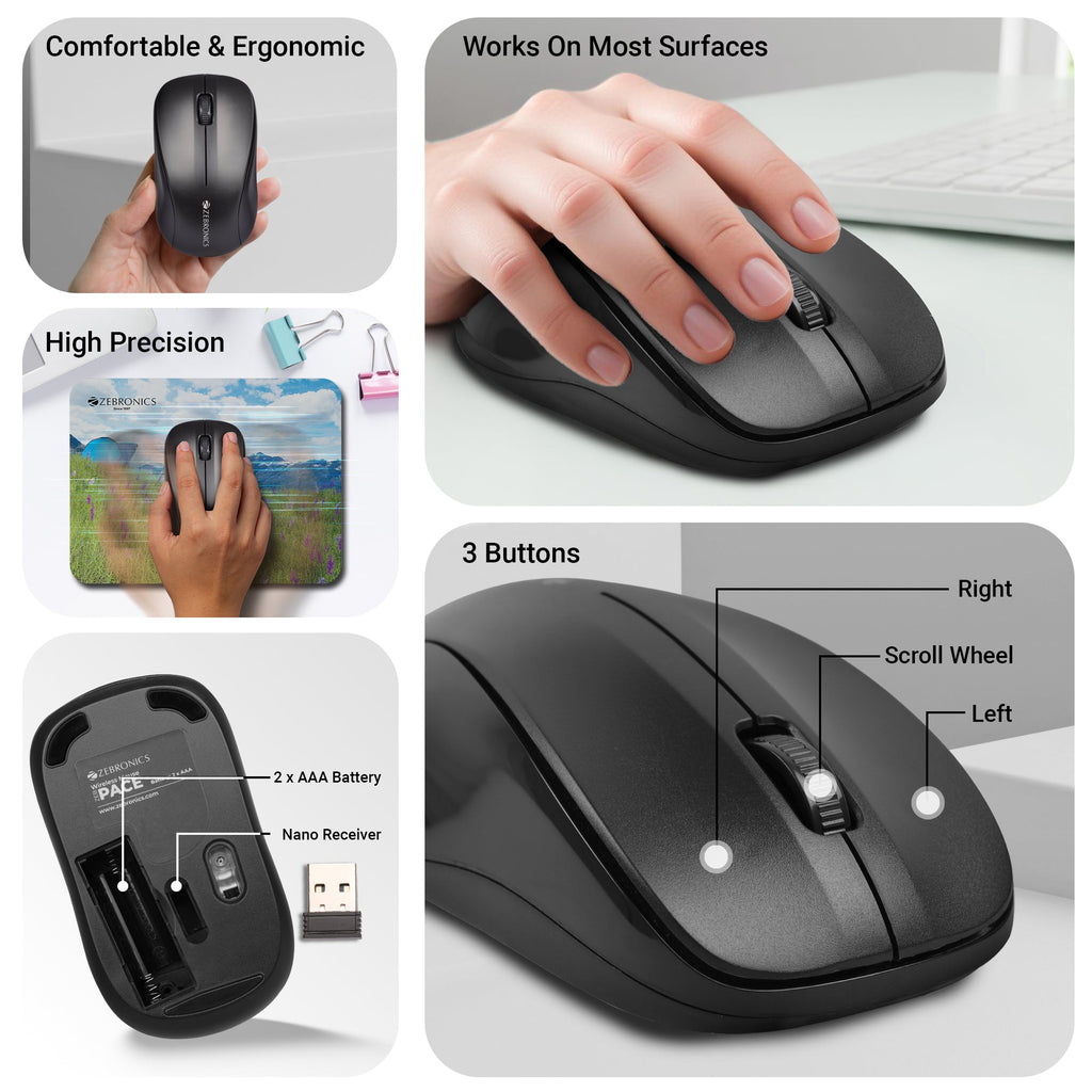 Zebronics Pace 2.4GHz Wireless Mouse