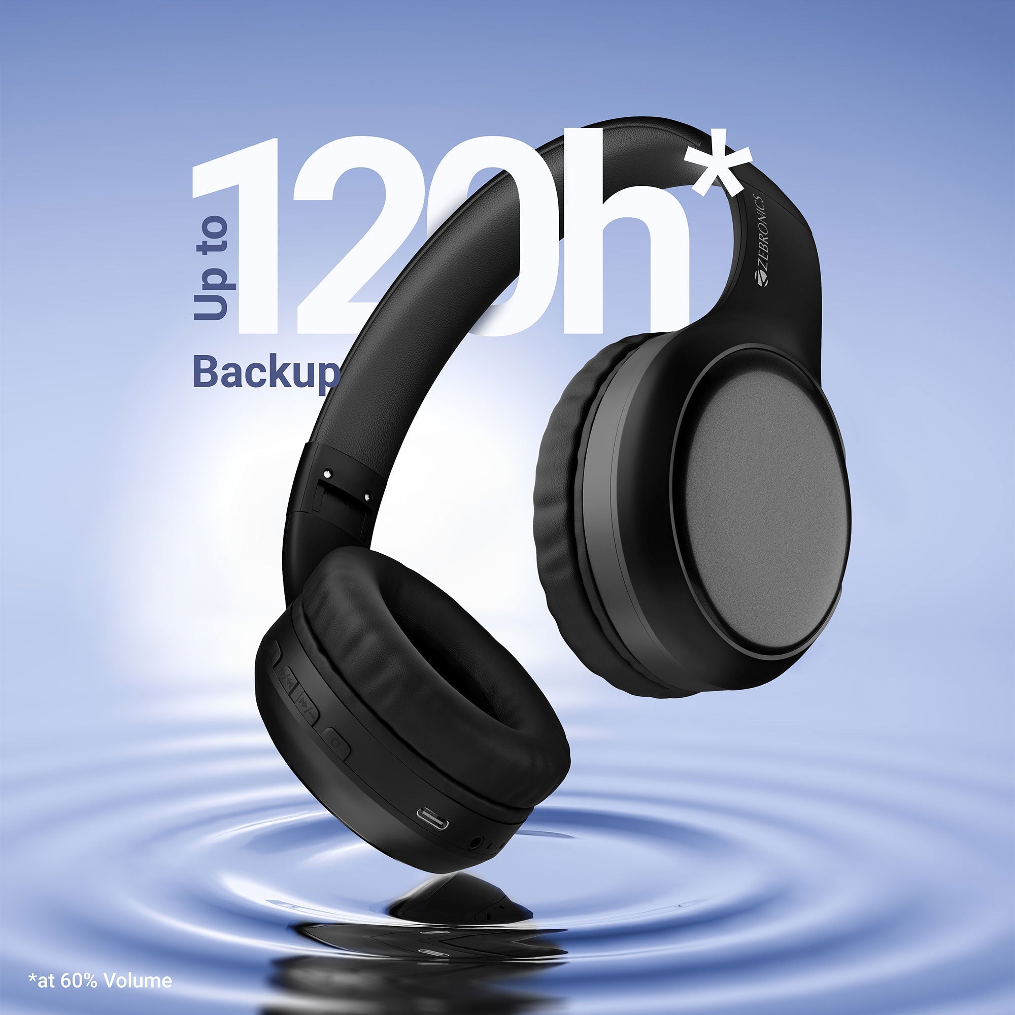 Zebronics Thunder Max Wireless Bluetooth Headphones