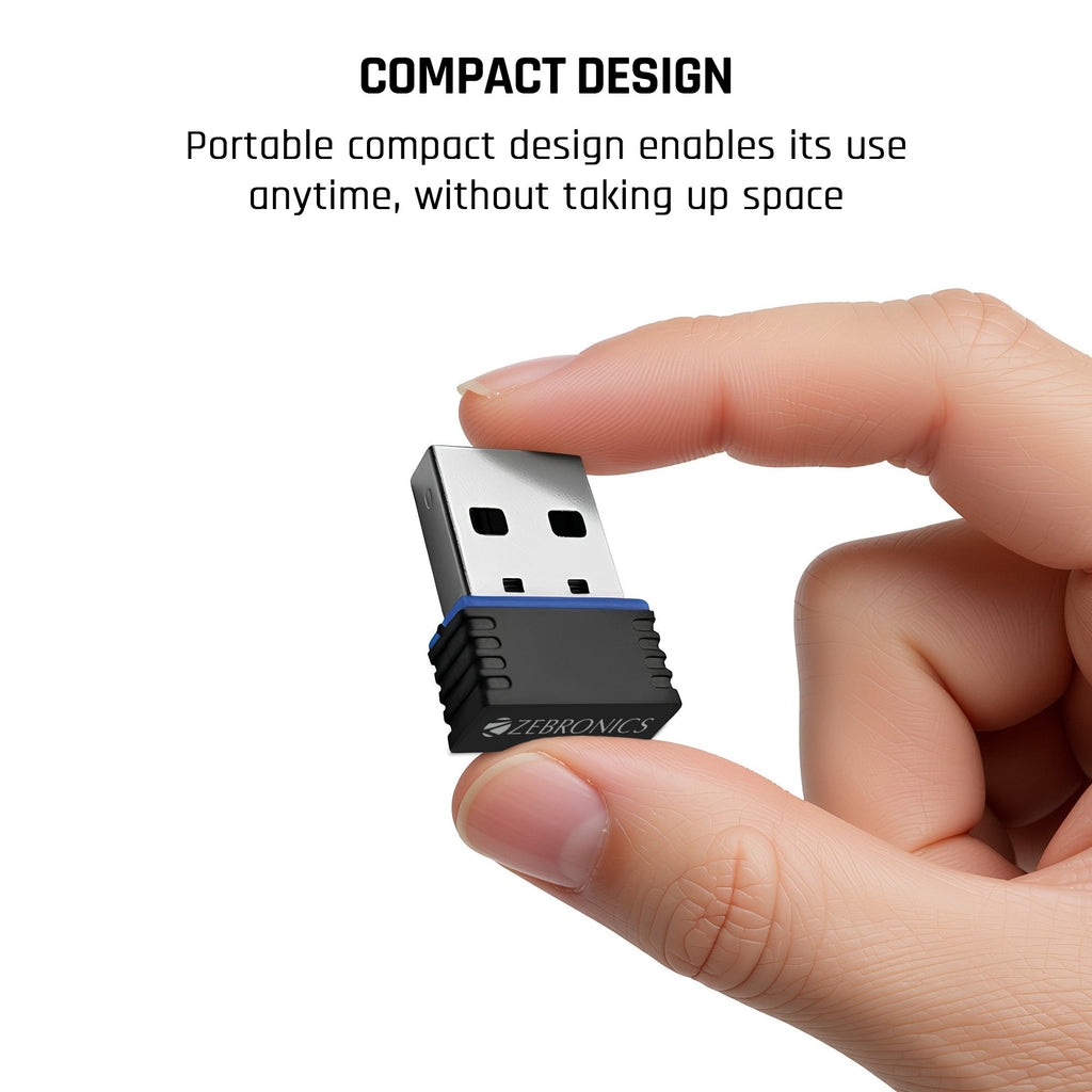 Zebronics USB150WF1 150Mbps Mini WiFi USB Adapter