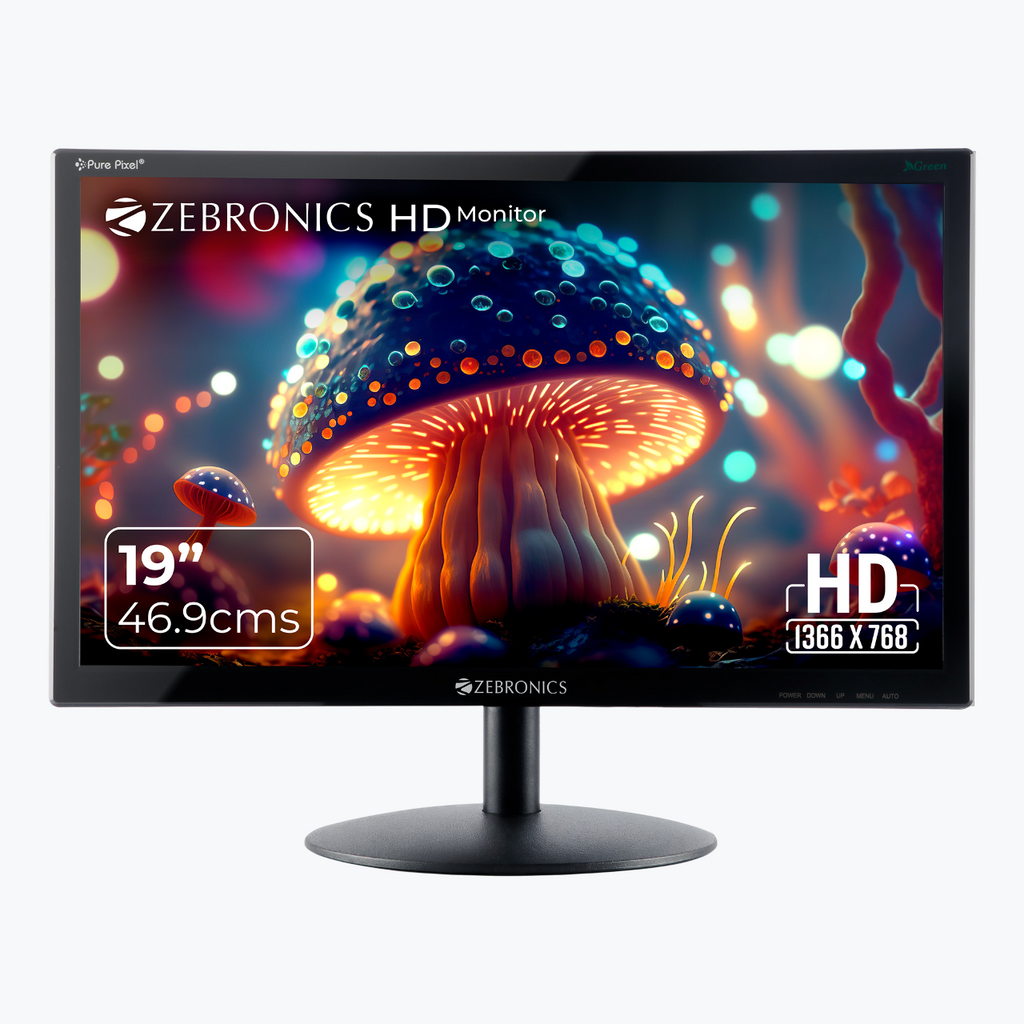 Zebronics V19HD 19 inch HD LED Monitor (E19)