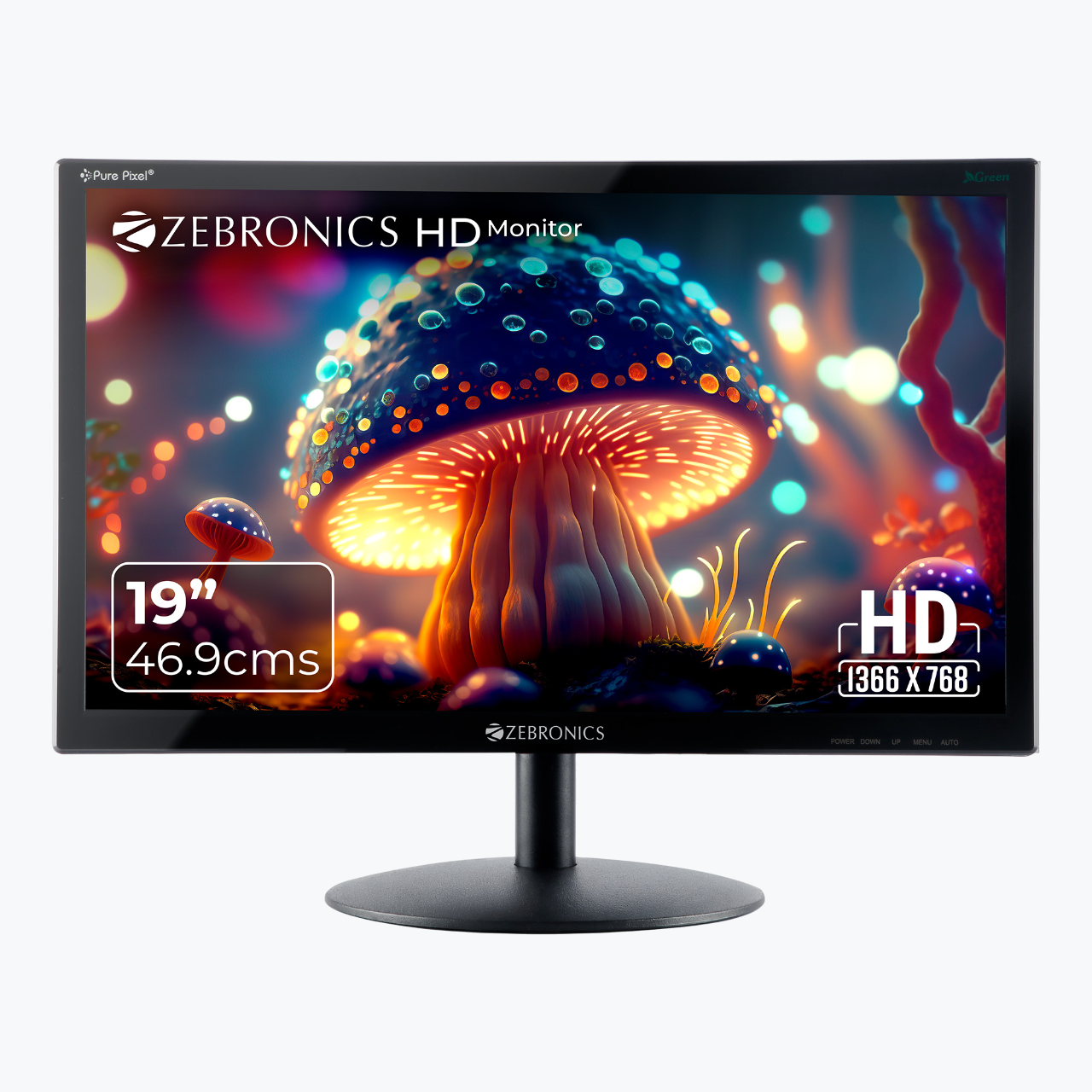 Zebronics V19HD 19 inch HD LED Monitor (E19)