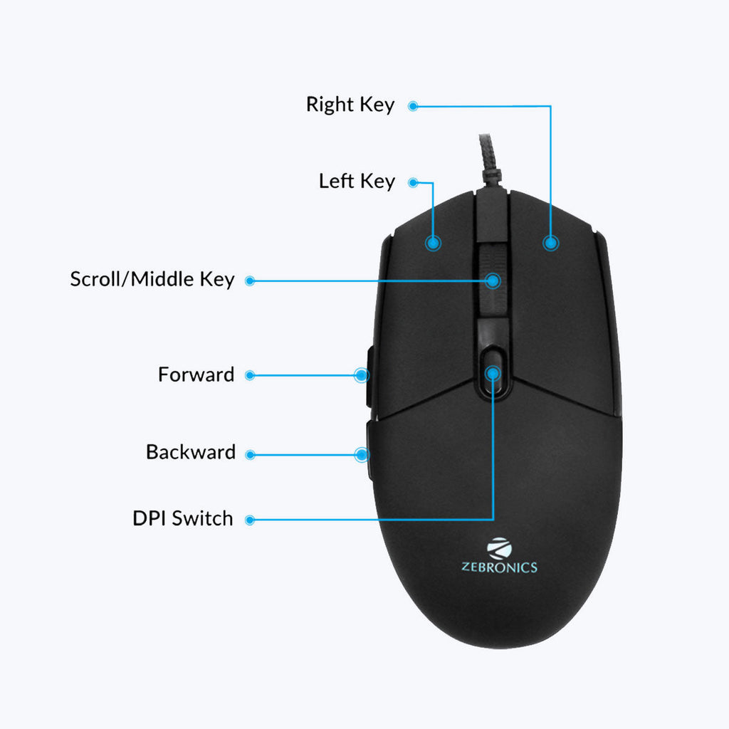 Zebronics War Gaming Keyboard & Mouse Combo