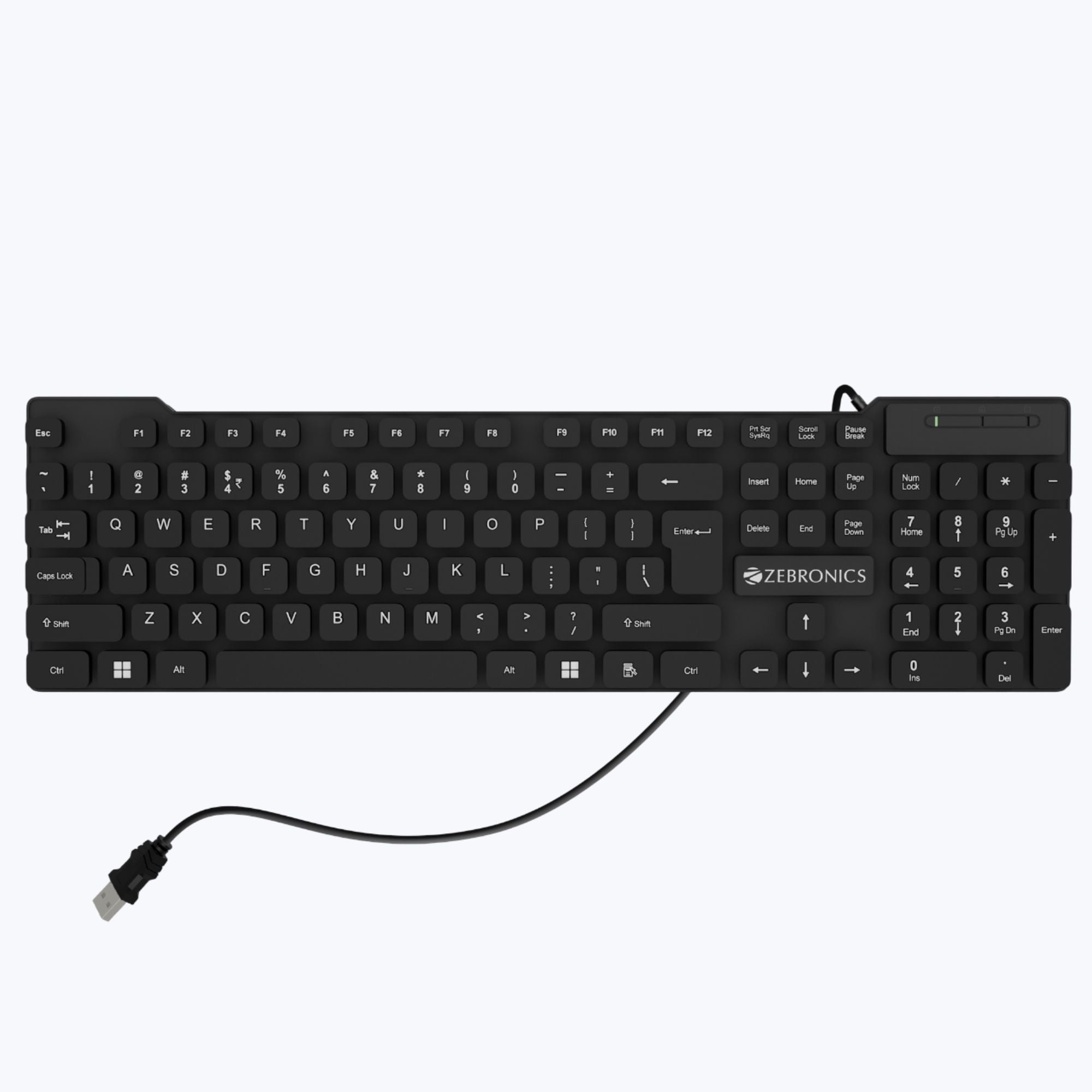 Zebronics K03 Wired USB Multimedia Keyboard