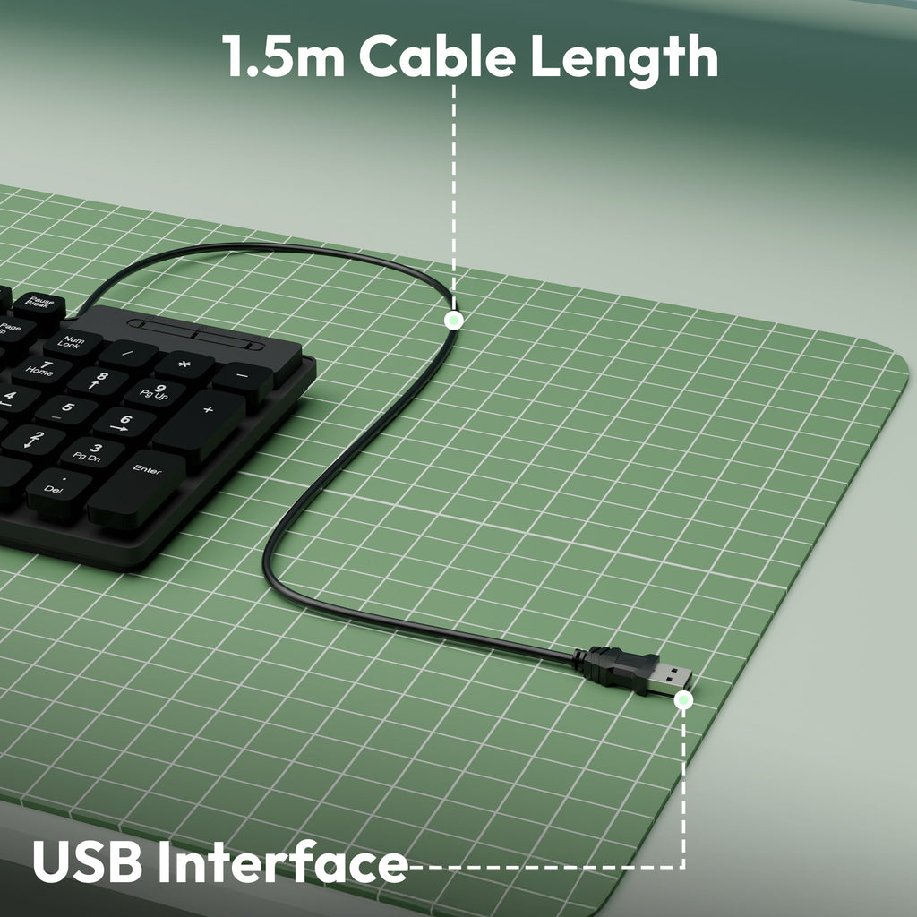 Zebronics K03 Wired USB Multimedia Keyboard