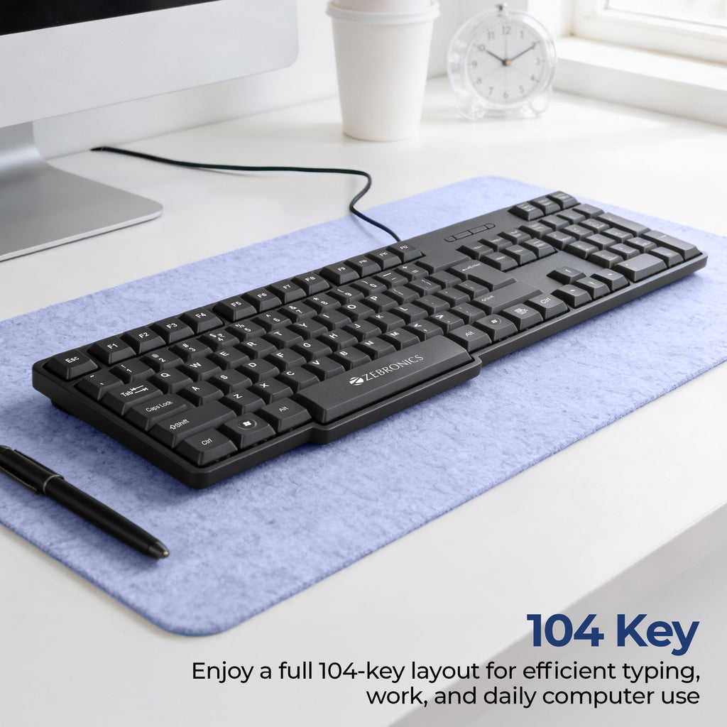 Zebronics K65 Wired USB Keyboard
