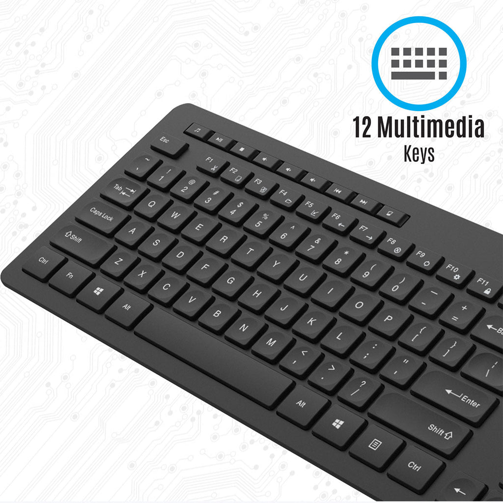 Zebronics Companion 500 Wireless Keyboard & Mouse Combo