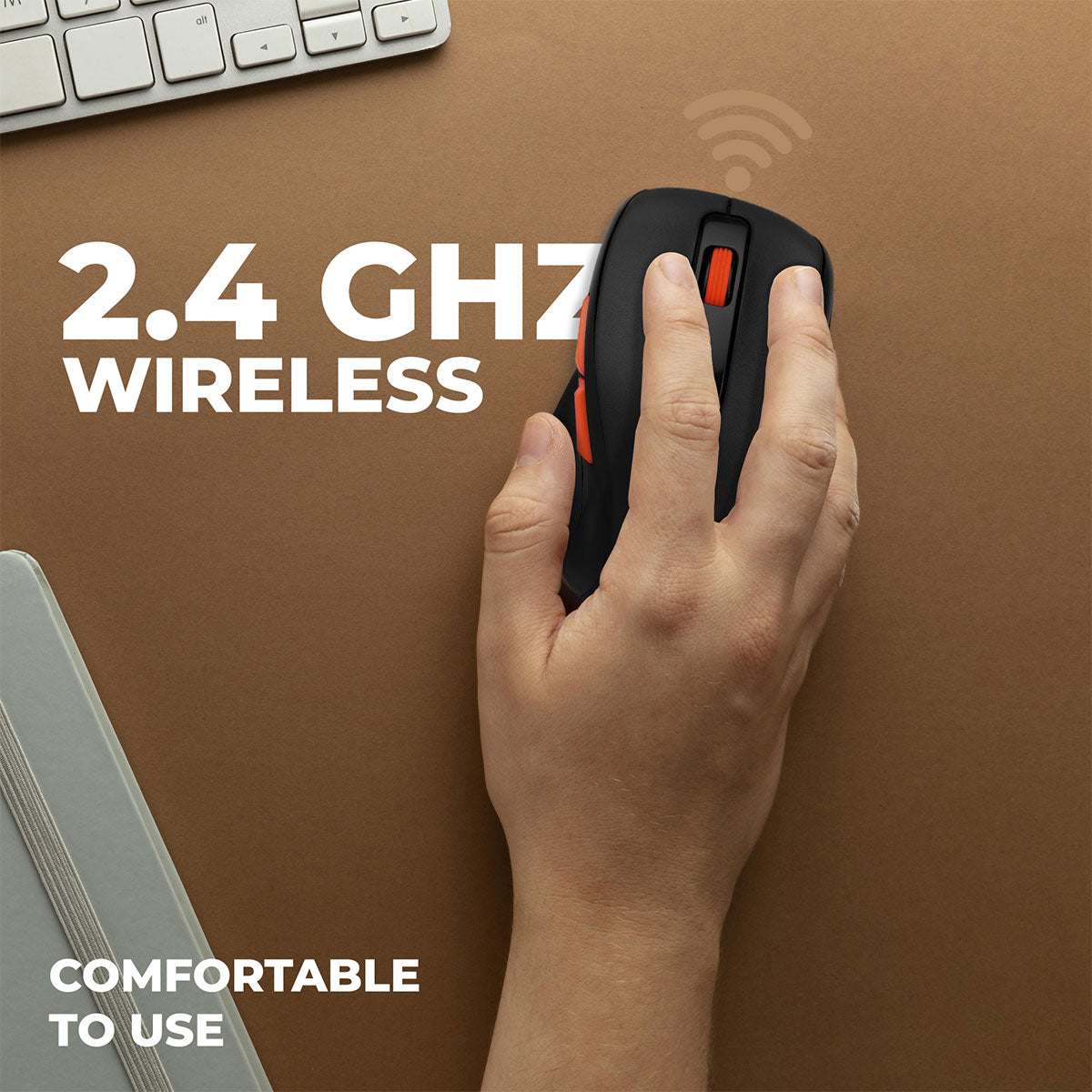 Zebronics Curve Dual Mode Wireless Mouse (BT + 2.4GHz)