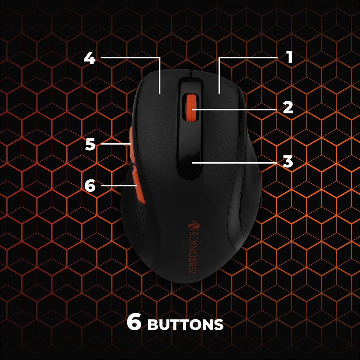Zebronics Curve Dual Mode Wireless Mouse (BT + 2.4GHz)